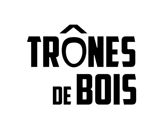 logo de trônes de bois