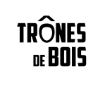 logo de trônes de bois